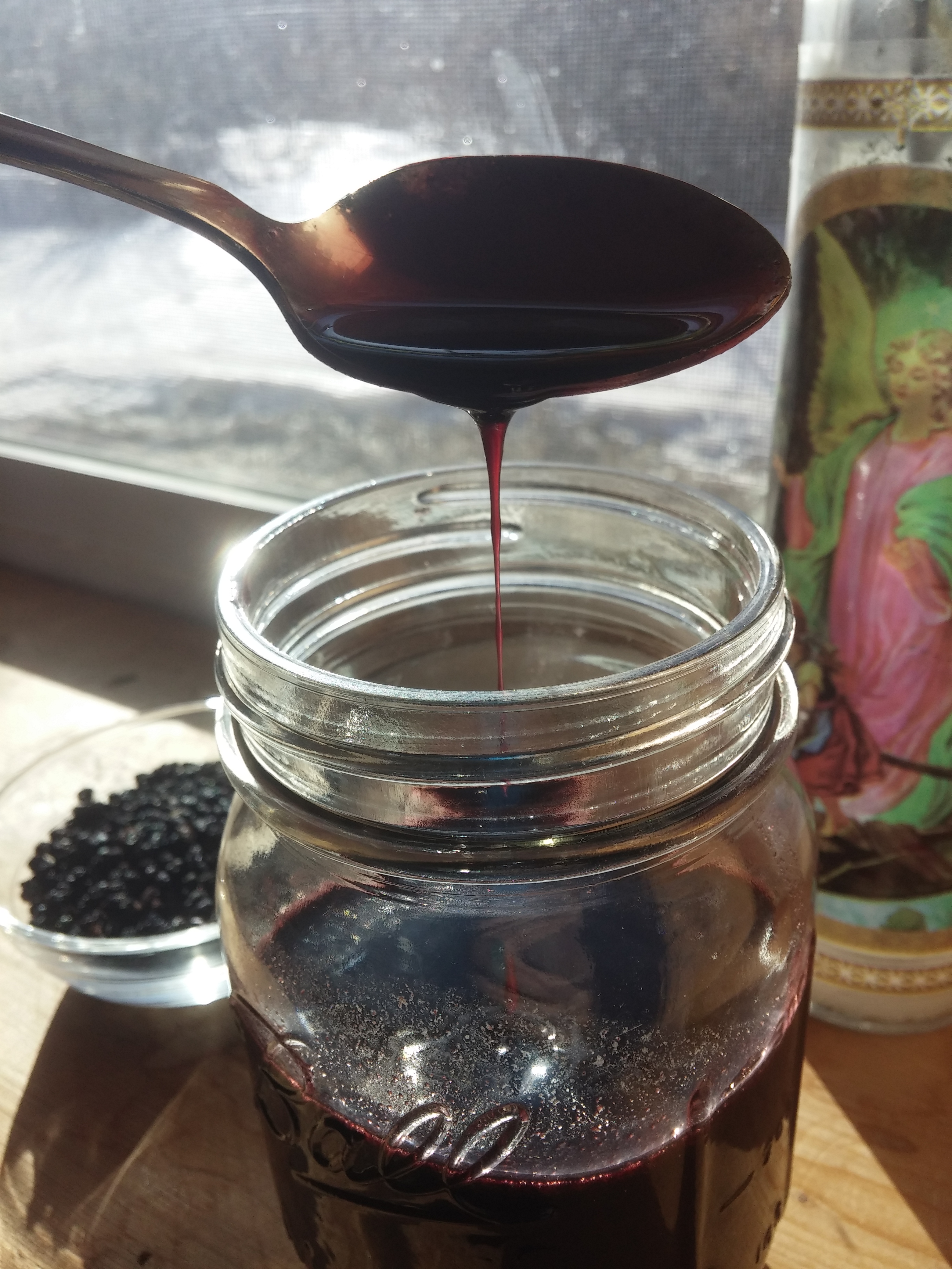 Zero Waste: Vegan Gluten-Free Alaskan Ice Elderberry Syrup Elixir