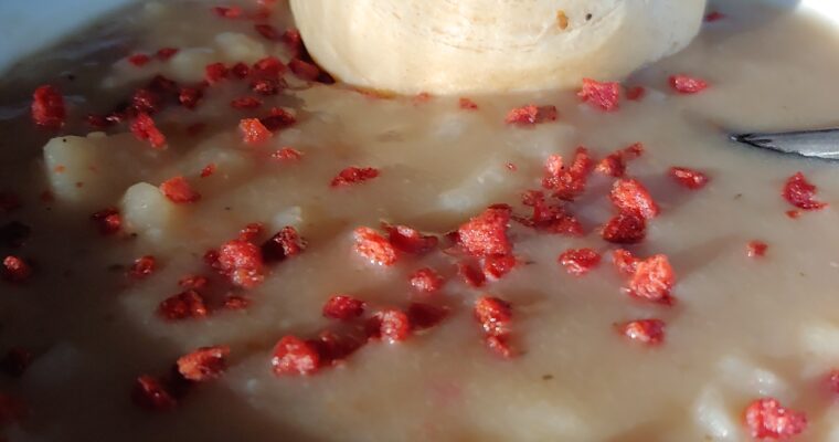 5 Ingredient Vegan Gluten-Free “Bacon” Potato Soup